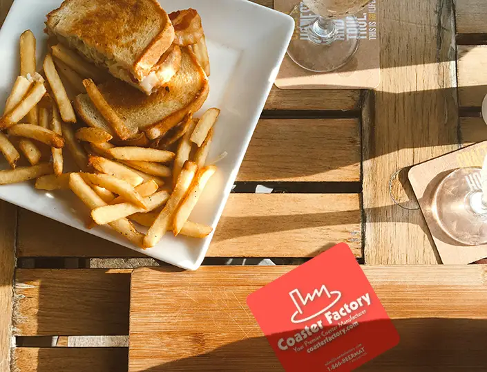 Coasters on Table