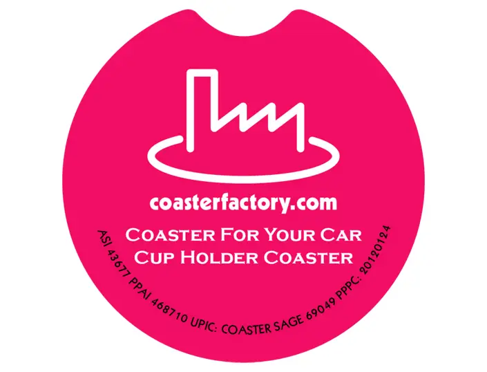 CF Car Cup Holder Coaster
