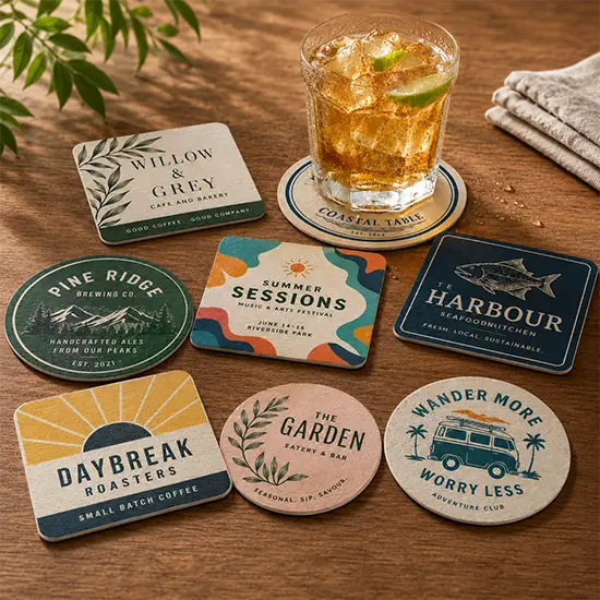 Why Pulpboard Coasters Work Best for Promotions, Hospitality, and Events