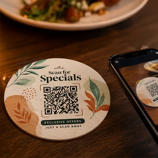 QR Code Coasters for Restaurants, Breweries, and Events: Best Use Cases