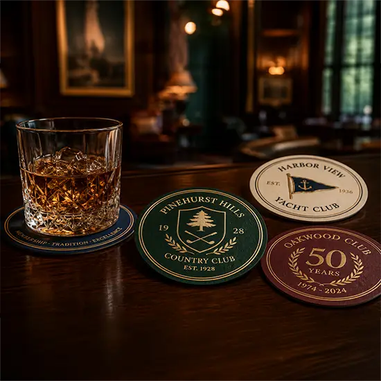 Custom Coasters for Clubs Practical Branding Guide