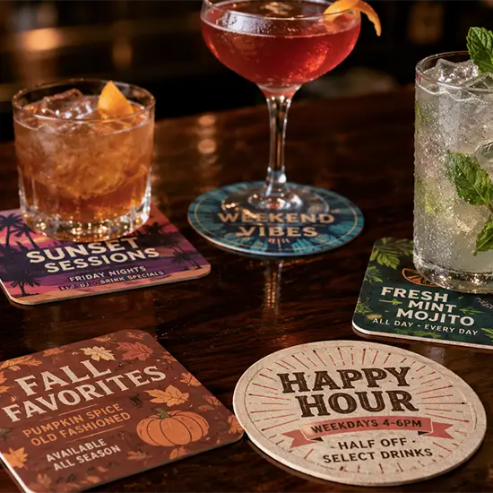 Pulpboard Coasters for Bars Performance and Ordering Guide
