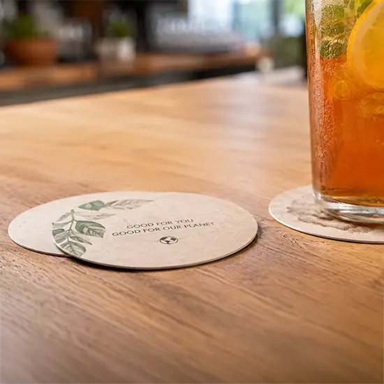 Eco-Friendly Coasters Start with Pulpboard