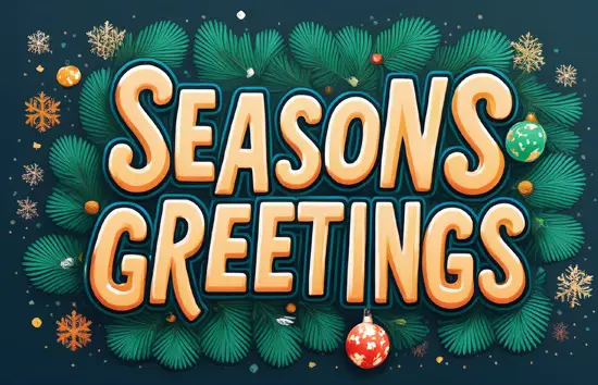 Seasons Greetings: A World of Good Wishes To All Our Customers!