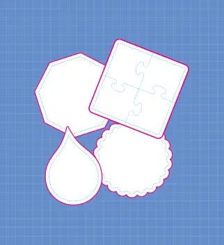 Custom Shape Coasters