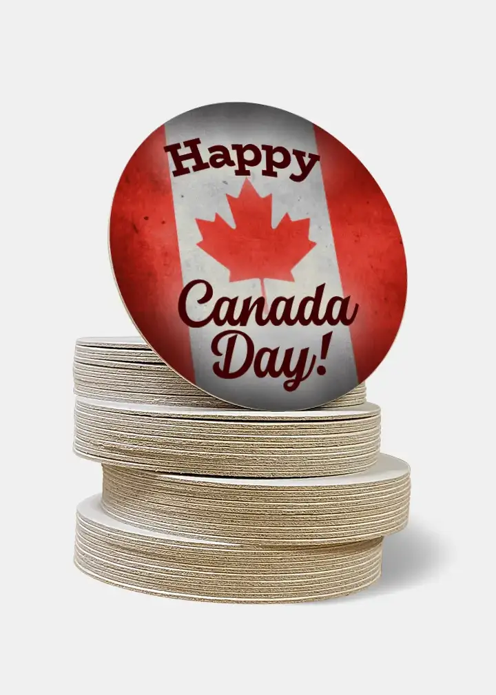 Canada Day Coasters