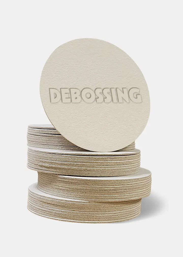 Debossing Coasters
