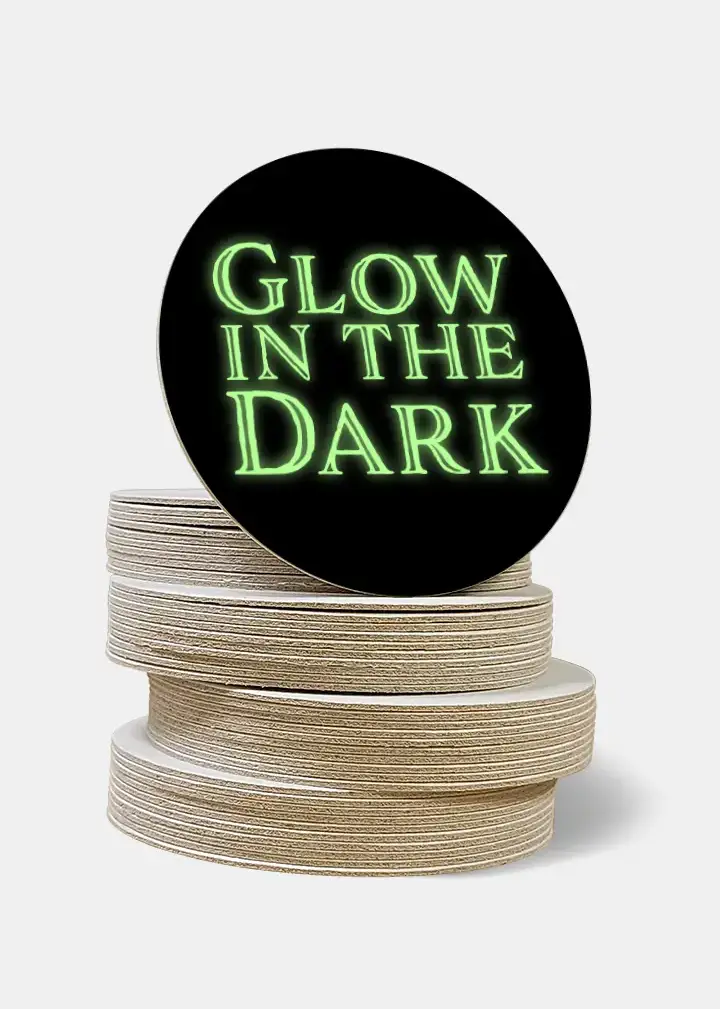 Glow-in-the-Dark Coasters