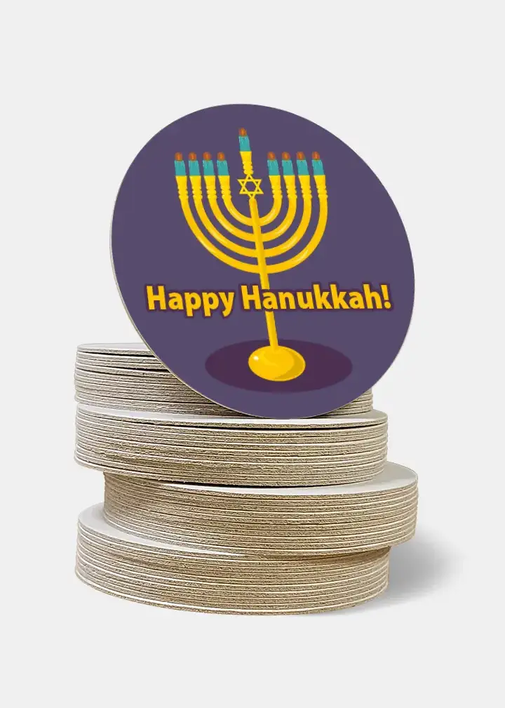Hanukkah Coasters