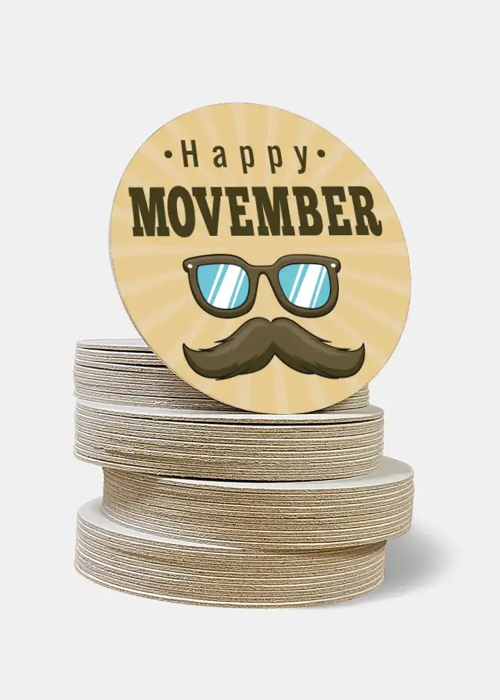 Movember Coasters