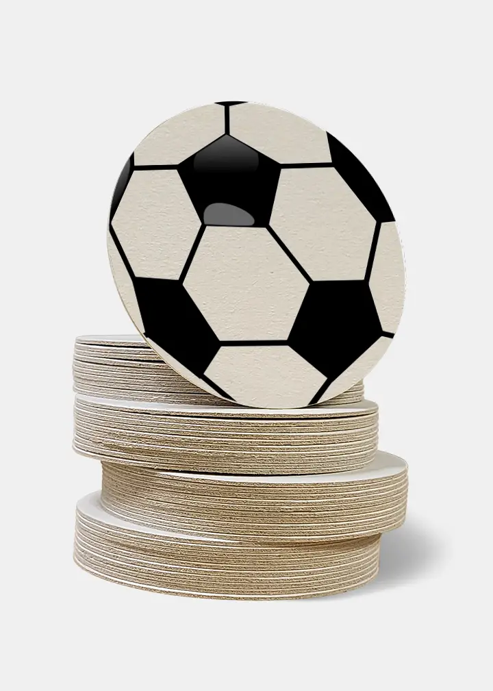 Soccer Coasters