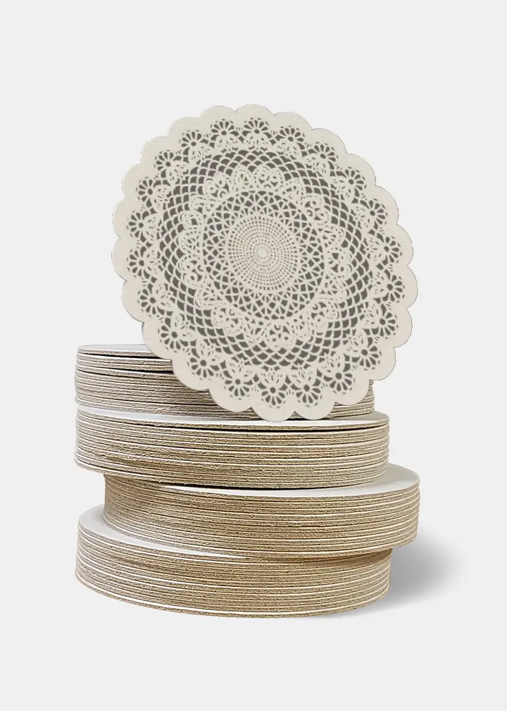 Stock Library Shape Coasters