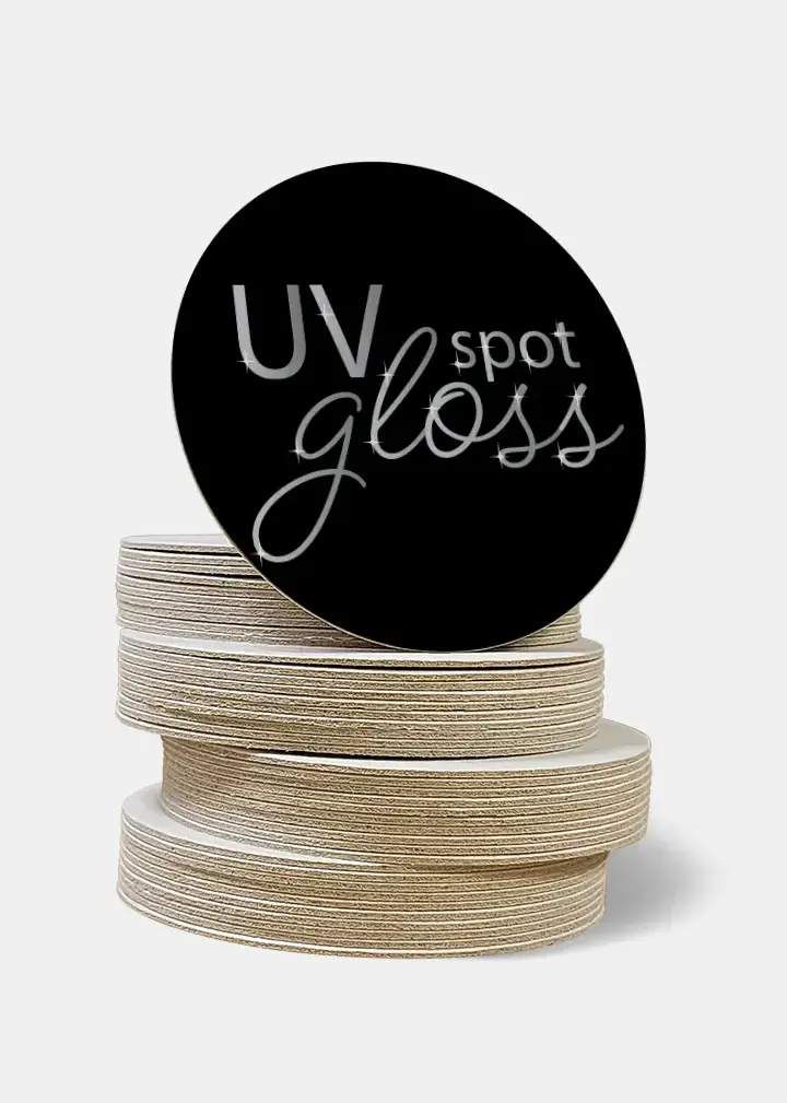 UV Spot Gloss Coasters